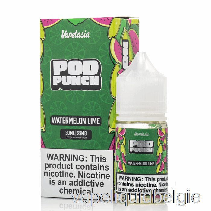 Vape België Watermeloen Limoen - Vapetasia Pod Punch Zouten - 30ml 25mg